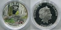 Cook Islands 2 Dollars ~ 1/2 Unze Silber - Dachs - nur 2500 Exemplare ~ -