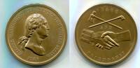USA, Br.Medaille George Washington 1789-1797, -
