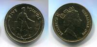 Gibraltar 5 Pounds ~ Elisabeth II. ~ -