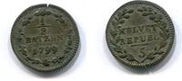 1/2 Batzen 1799 Schweiz, Helvetische Republik, ss