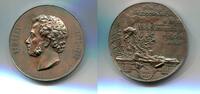 Br.Medaille vers. 1899 Russland, Alexander Puschkin 1799-1839,auf seinen-100.Geburtstag- ss