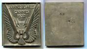 Frankreich, Bronze Plakette vers. Cannes-Flugtage 1933, -