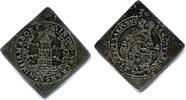 1/2 Taler Klippe o.J.(1593) RDR-Salzburg, Wolf Dietrich von Reitenau 1587-1612, ss/vz