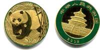 China, 200 Yuan 20 Jahre Panda, -