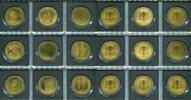 Tchad / Tschad 9 x 1/200 Unze Gold ~ Gold Collection - Martin Luther ~ -