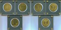 Congo / Kongo 3 x 1/200 Unze Gold ~ Fascination Gold ~ -