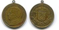Deutschland, Bronze Medaille Helmut Karl Bernhard Graf von Moltke 1800-1891-zum 90.Geburtstag, -