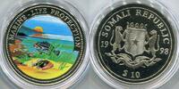 Somalia 10 Dollars ~ Farbmünze Natur - Tiermotiv ~ -