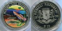 Somalia 10 Dollars ~ Farbmünze Natur - Tiermotiv ~ -