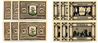Sachsen-Anhalt 3x25 Pfg. 3x50 Pfg. Aug.1922 Annaburg, unz 15,00 EUR  zzgl. 6,00 EUR Versand