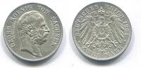 Sachsen, 2 Mark Georg 1902-1904-auf den Tod-, -