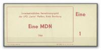DDR 1 MDN ~ LPG Lenin - Peißen ~ -