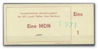 DDR 1 MDN ~ LPG Lenin - Peißen ~ -