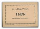 DDR 1 MDN ~ LPG 7.Oktober - Wörbzig ~ -