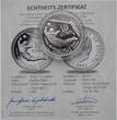 Spanien 10 Euro 2003 Gedenkmünze FIFA Fussball-WM in Deutschland 2006 - König Juan Carlos I. Spiegelglanz, fleckig angelaufen