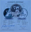 Israel 2 Schekel 2004 Gedenkmünze FIFA Fussball-Weltmeisterschaft in Deutschland 2006 PP, minimale Flecken