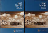 Malta 5,88 Euro KMS 2017 Kursmünzensatz mit 2 Euro Gedenkmünze Tempel Hagar Qim - mit Münzzeichen F BU