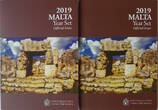 Malta 5,88 Euro KMS 2019 Kursmünzensatz mit 2 Euro Gedenkmünze Tempel Ta