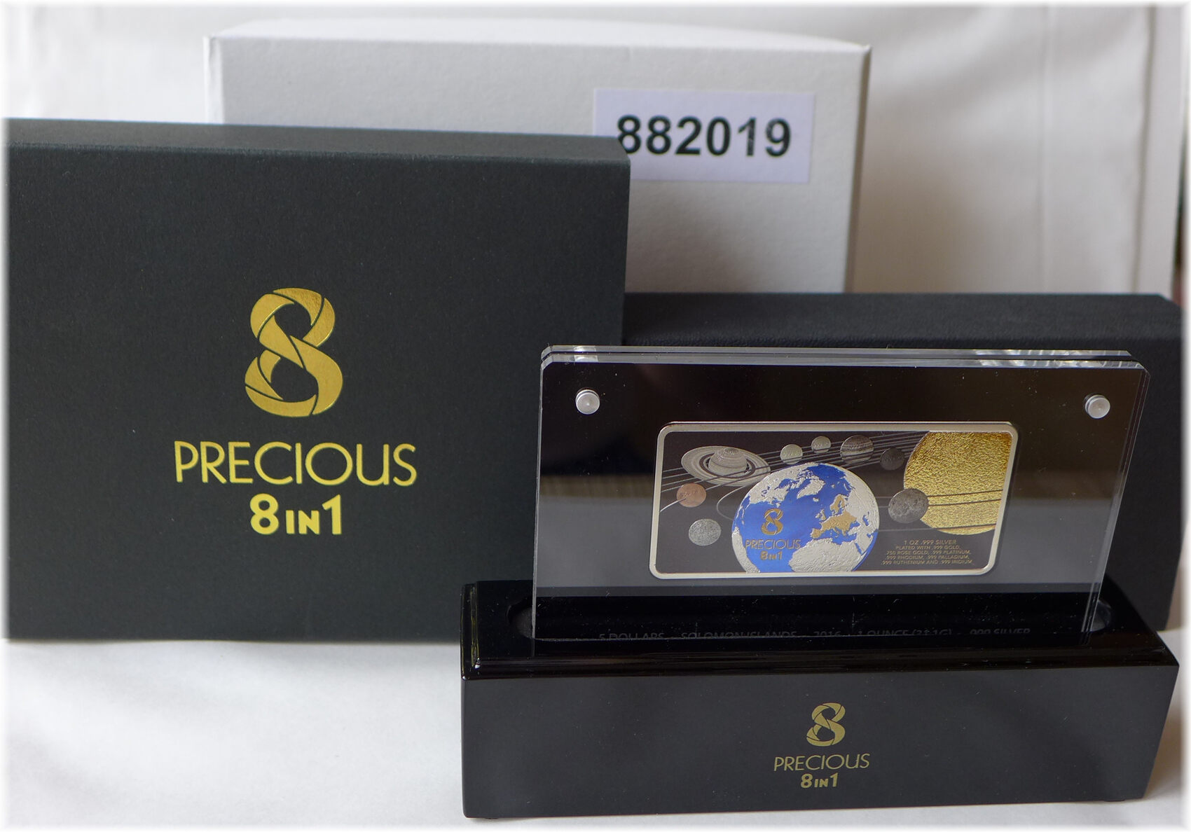 Salomon Inseln 5 Dollars 2016 Münzbarren 1 Oz Silber Precious 8 in 1