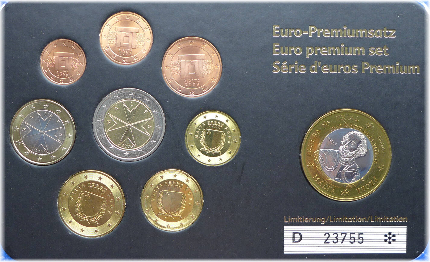 Malta KMS Euro 2008 Euro Premiumsatz Inkl 1 Euro Probe Vz MA Shops malta-kms-euro-2008-euro-premiumsatz-inkl-1-euro-probe-vz-ma-shops
