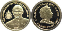 Cook-Inseln 1 Dollar 30. Anniversary Pontifikate Johannes Paul II. - 0,5 g Gold -