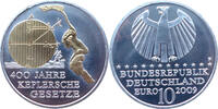Deutschland 10 Euro 400 Jahre Keplersche Gesetze - Motiv goldverdedelt -