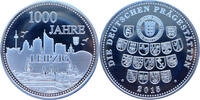 Deutschland Medaille - 1000 Jahre Leipzig - versilbert -