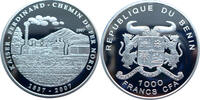 Benin 1000 Francs CFA Kaiser-Ferdinand-Chenim De Fer Nord (1837-2007) -