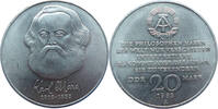 DDR 20 Mark 100. Todestag von Karl Marx (1818-1883) -