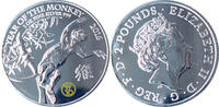 Großbritannien 2 Pfund Year of the Monkey -Privy Mark W16- -