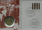 DDR 10 Mark Numisbrief - Gedenken der Toten - Mahn- und Gedenkstätte Buchenwald -