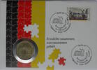 DDR 5 Mark Numisbrief - Es wächst zusammen, was zusammen gehört - Brandenburger Tor Berlin -
