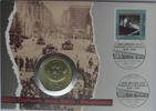 DDR 20 Mark Numisbrief - Karl Marx - Den Opfern des SED-Regimes - Panzer in der Stadt -