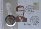 DDR 20 Mark Numisbrief - Deutsche Literaten des 20. Jahrhunderts - Heinrich Mann -
