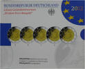 Bundesrepublik Deutschland 5 x 2 Euro Gedenkmünzenset 10 Jahre Euro-Bargeld -