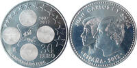 Spanien 30 Euro 10 Jahre Euro Bargeld -Juan Carlos I. und Sofia- -