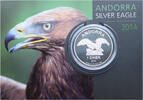 Andorra 1 Diner Silver Eagle - 1 Oz Silber -