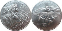 Slowakei 20 Euro Nationalpark Poloniny - Wölfe -