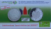 Deutschland 10 Euro Fussball WM 2006 in Deutschland im ODDSET Blister -