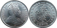 Hong Kong 5 Cents Edward VII. -