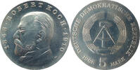 DDR 5 Mark 125. Geburtstag von Robert Koch (1843-1910) -