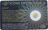 Ruanda 10 FRW Icons of the World - Elefant - 1/200 Oz Gold -