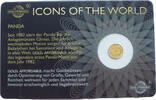 Ruanda 10 FRW Icons of the World - Panda - 1/200 Oz Gold -