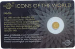 Ruanda 10 FRW Icons of the World - Panda - 1/200 Oz Gold -