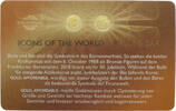 Ruanda 2 x 10 FRW Icons of the World - Bulle & Bär - 2 x 1/200 Oz Gold -