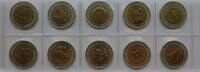 Russland 2x 5 Rubel, 3x 10 Rubel, 5x 50 Rubel 1991, 1992, 1993 vz 130,00 EUR  zzgl. 7,50 EUR Versand