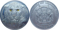 Burkina Faso 1000 Francs CFA Sabre-Toothed Tiger - Säbelzahntiger 1 Oz Silber -