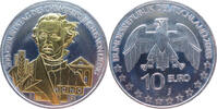 Deutschland 10 Euro 200. Geburtstag Justus von Liebig - Motiv goldveredelt -