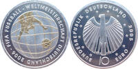Deutschland 10 Euro Fußball-WM 2006 in Deutschland - Motiv goldveredelt -