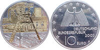 Deutschland 10 Euro Industrielandschaft Ruhrgebiet - Motiv goldveredelt -